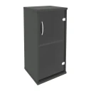 отзыв Офисный шкаф низкий узкий правый 1 низкая дверь стекло Riva