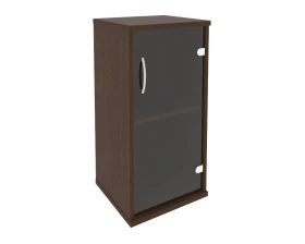 Шкаф низкий узкий правый 1 низкая дверь стекло Рива / Riva images