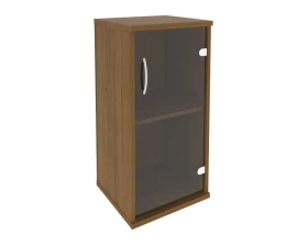 Шкаф низкий узкий правый 1 низкая дверь стекло Рива / Riva images