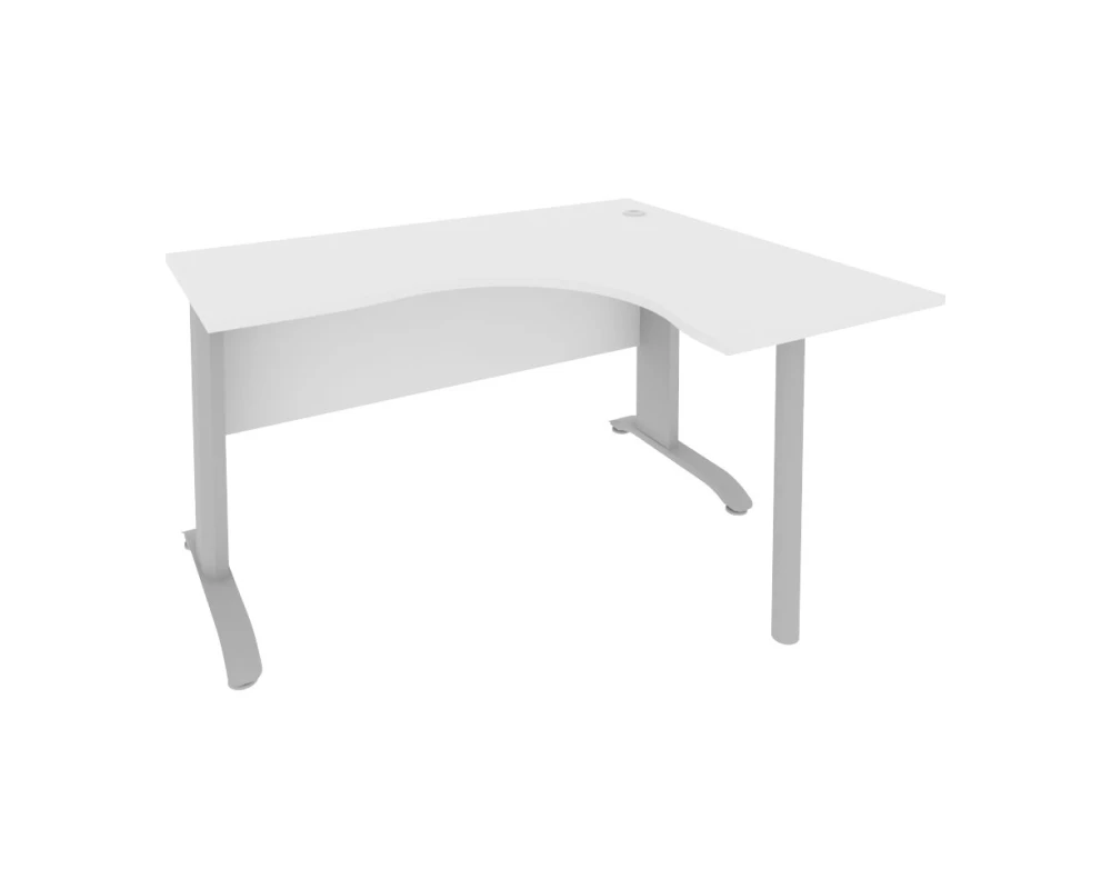 Стол офисный угловой правый металлокаркас 1400x1200x755 Рива / Riva