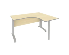 Стол офисный угловой правый металлокаркас 1400x1200x755 Рива / Riva images