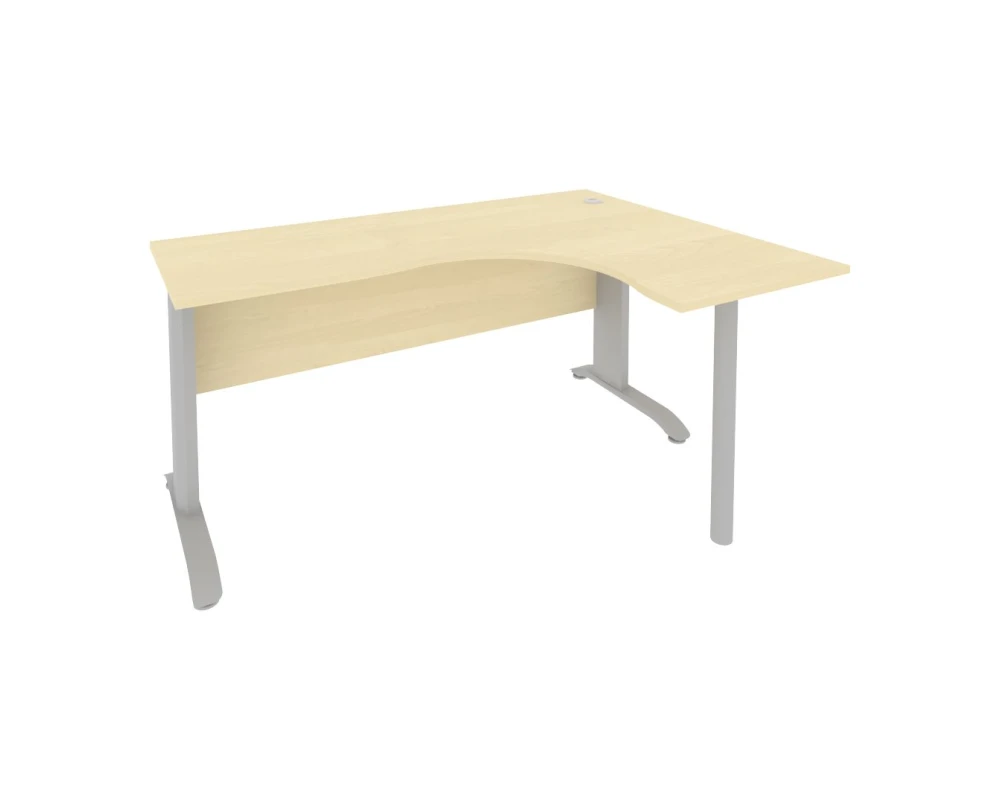 Стол офисный угловой правый металлокаркас 1600x1200x755 Рива / Riva