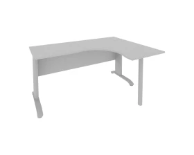 Стол офисный угловой правый металлокаркас 1600x1200x755 Рива / Riva images