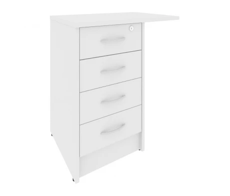 Тумба приставная с фолдингом с замком, универсальная левая/правая 680x450x750 Riva