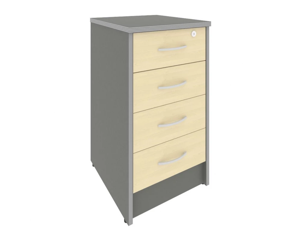 Тумба приставная с замком 412x450x755 Riva