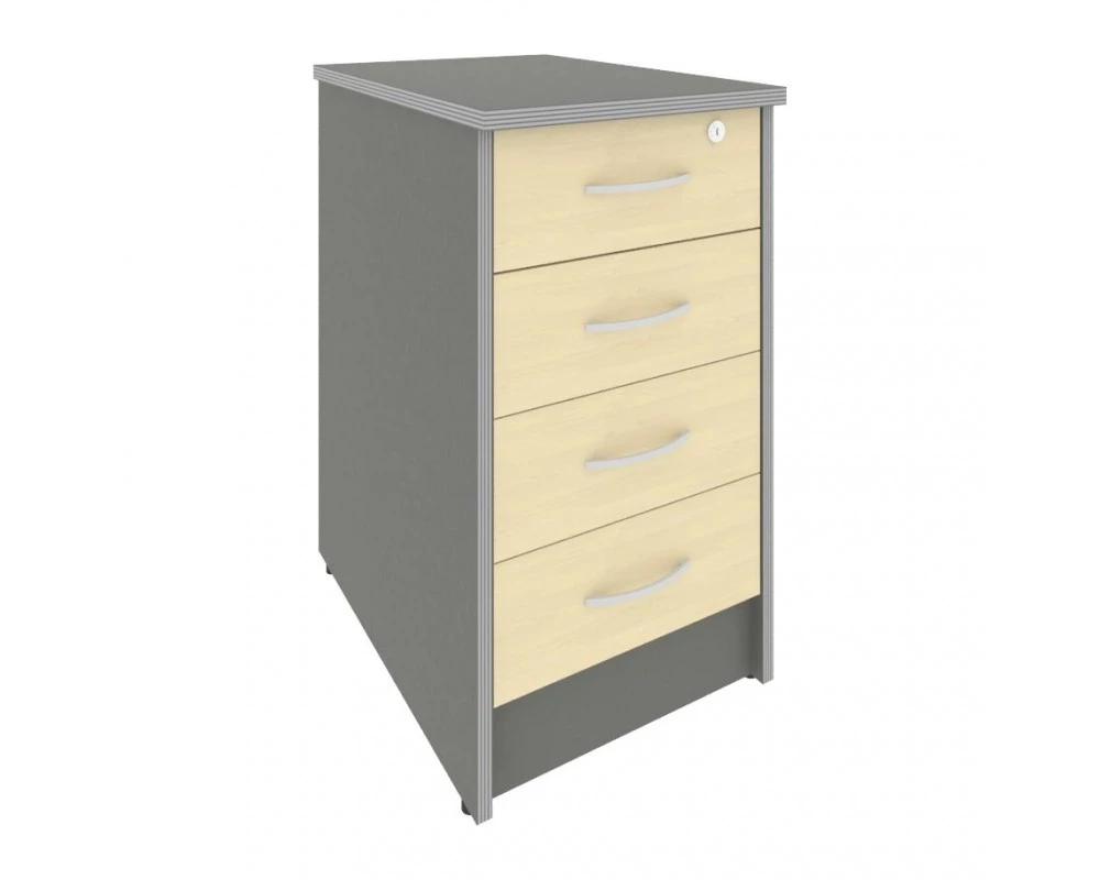 Тумба приставная с замком 412x600x755 Riva