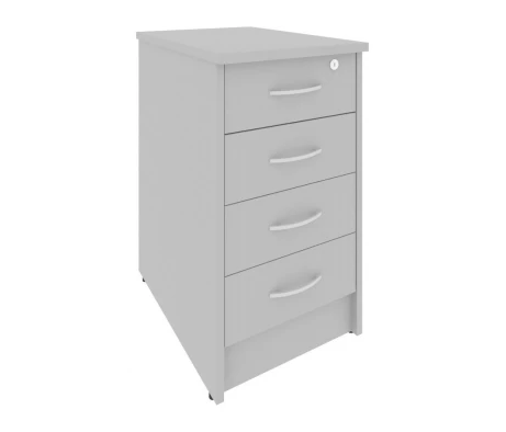 Тумба приставная с замком 412x600x755 Riva