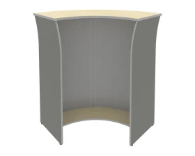 Стойка угловая радиусный элемент ролета Рива / Riva images