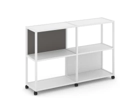 Стеллаж 3 уровня 2 секции VR.LT-STK-312.06 1170x400x1046 Shelf Mobile images