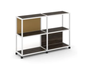 Стеллаж 3 уровня 2 секции VR.LT-STK-312.06 1170x400x1046 Shelf Mobile images