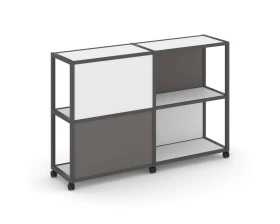 Стеллаж 3 уровня 2 секции VR.LT-STK-314.06 1170x400x1046 Shelf Mobile images