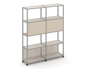 Стеллаж 5 уровней 2 секции VR.LT-STK-513.12 2370x400x2000 Шелф Мобайл / Shelf Mobile images