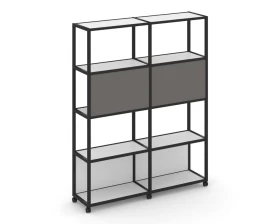 Стеллаж 5 уровней 2 секции VR.LT-STK-513.12 2370x400x2000 Шелф Мобайл / Shelf Mobile images