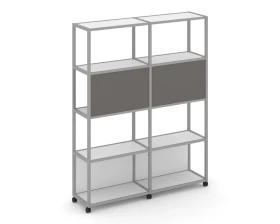 Стеллаж 5 уровней 2 секции VR.LT-STK-513.12 2370x400x2000 Шелф Мобайл / Shelf Mobile images