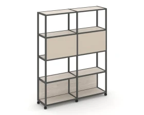 Стеллаж 5 уровней 2 секции VR.LT-STK-513.12 2370x400x2000 Шелф Мобайл / Shelf Mobile images