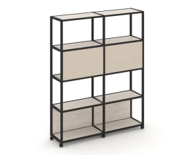 Стеллаж 5 уровней 2 секции VR.LT-STK-513.12 2370x400x2000 Шелф Мобайл / Shelf Mobile images