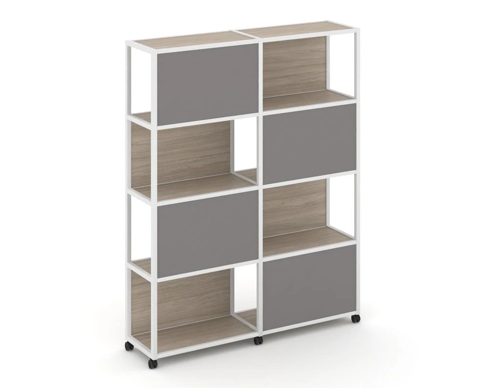 Стеллаж 5 уровней 2 секции VR.LT-STK-516.10 1970x400x2000 Шелф Мобайл / Shelf Mobile