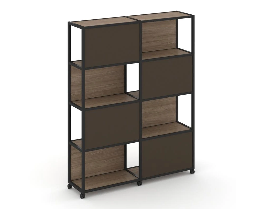 Стеллаж 5 уровней 2 секции VR.LT-STK-516.10 1970x400x2000 Шелф Мобайл / Shelf Mobile