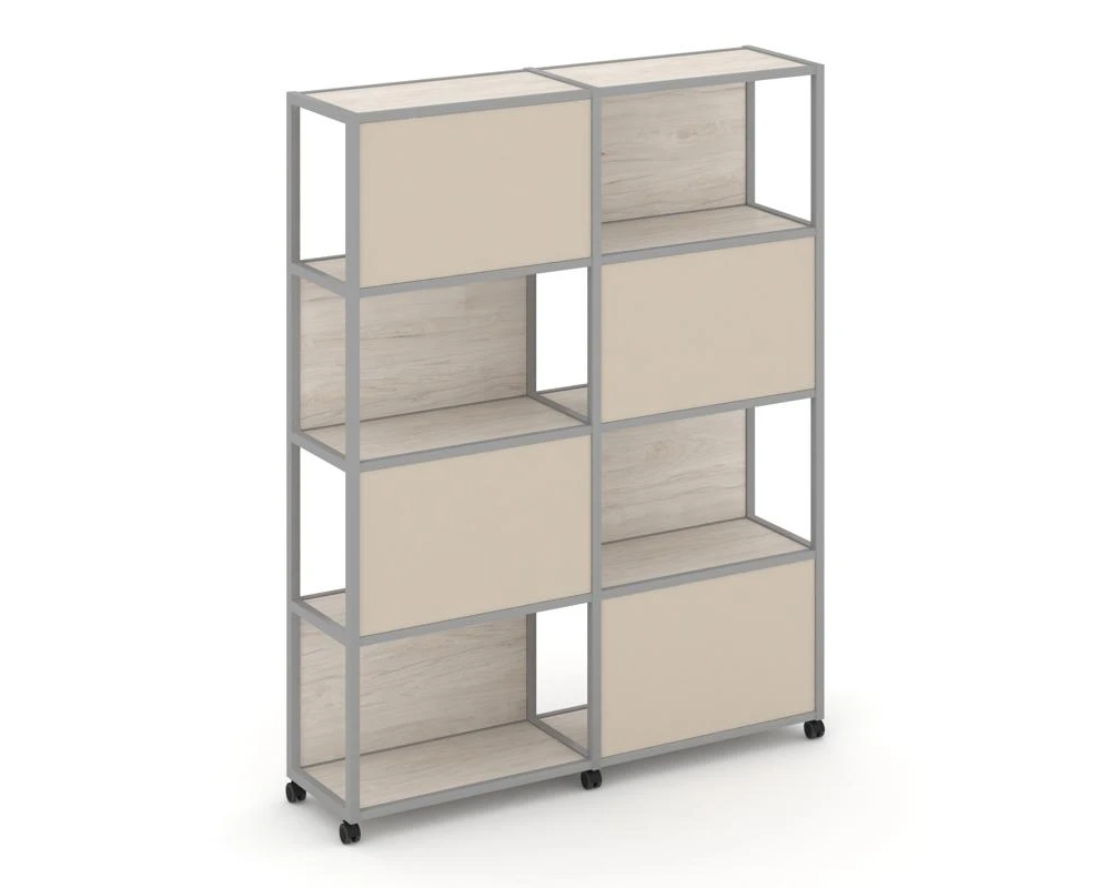 Стеллаж 5 уровней 2 секции VR.LT-STK-516.10 1970x400x2000 Шелф Мобайл / Shelf Mobile