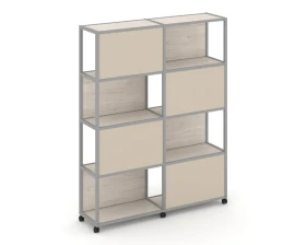 Стеллаж 5 уровней 2 секции VR.LT-STK-516.10 1970x400x2000 Шелф Мобайл / Shelf Mobile images
