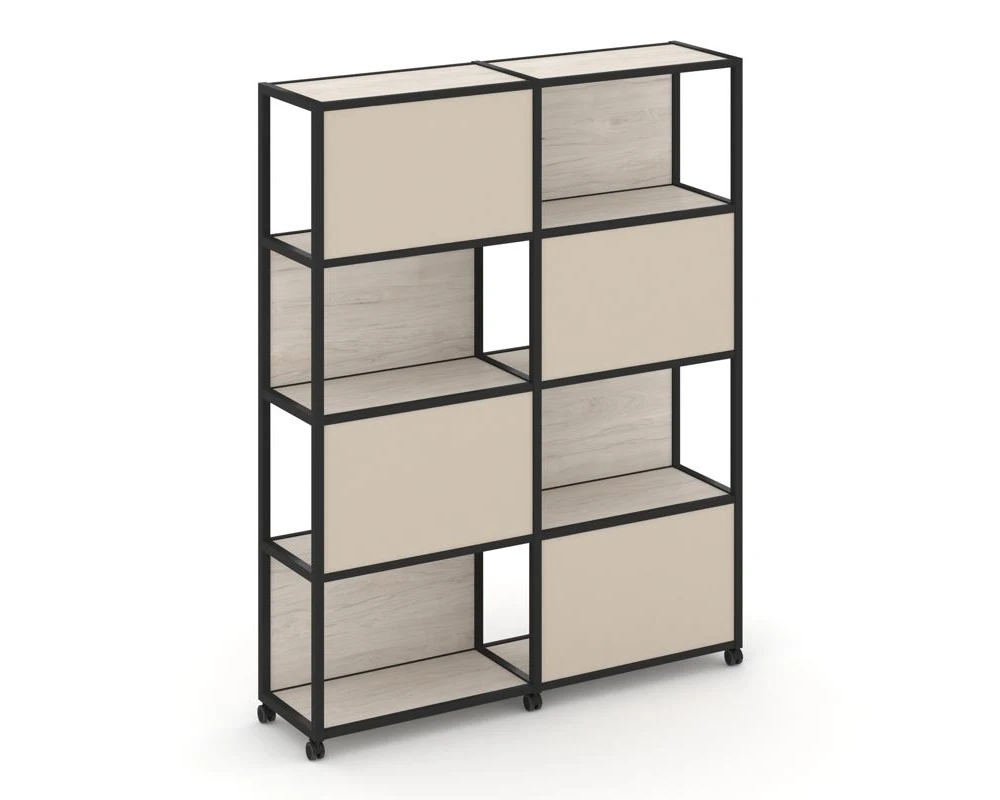 Стеллаж 5 уровней 2 секции VR.LT-STK-516.10 1970x400x2000 Шелф Мобайл / Shelf Mobile