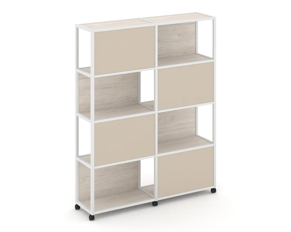 Стеллаж 5 уровней 2 секции VR.LT-STK-516.10 1970x400x2000 Шелф Мобайл / Shelf Mobile