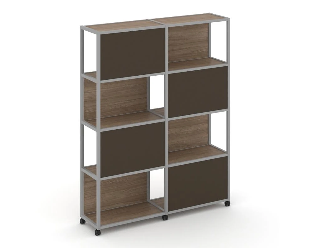 Стеллаж 5 уровней 2 секции VR.LT-STK-516.10 1970x400x2000 Шелф Мобайл / Shelf Mobile