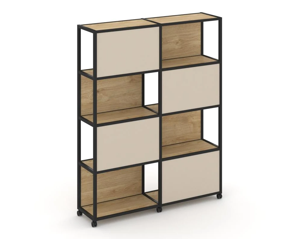 Стеллаж 5 уровней 2 секции VR.LT-STK-516.10 1970x400x2000 Шелф Мобайл / Shelf Mobile