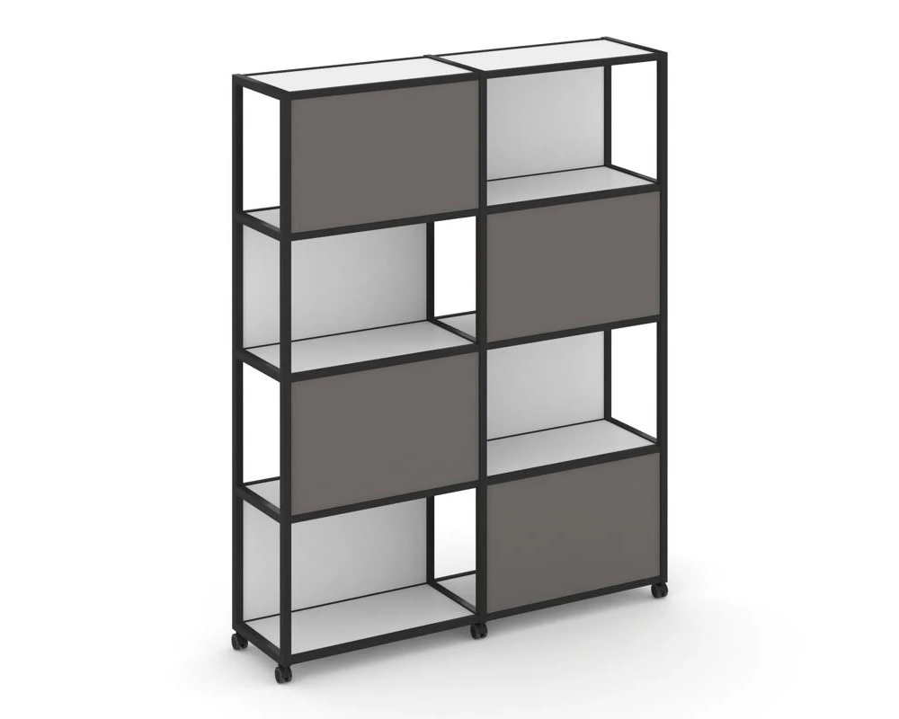 Стеллаж 5 уровней 2 секции VR.LT-STK-516.10 1970x400x2000 Шелф Мобайл / Shelf Mobile