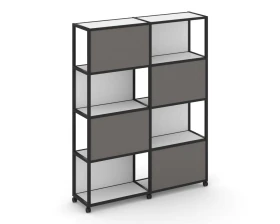 Стеллаж 5 уровней 2 секции VR.LT-STK-516.10 1970x400x2000 Шелф Мобайл / Shelf Mobile images