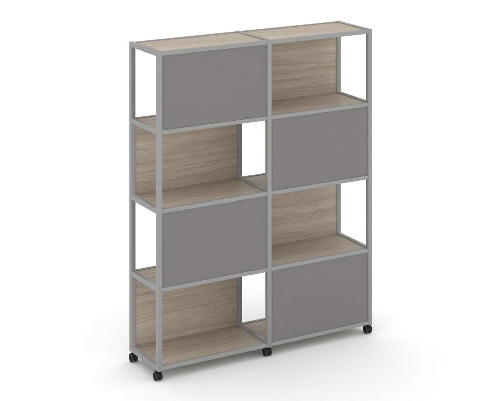 Стеллаж 5 уровней 2 секции VR.LT-STK-516.10 1970x400x2000 Шелф Мобайл / Shelf Mobile