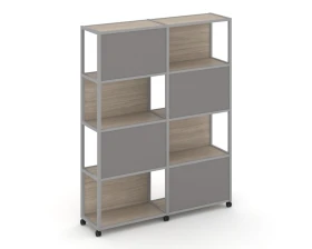 Стеллаж 5 уровней 2 секции VR.LT-STK-516.10 1970x400x2000 Шелф Мобайл / Shelf Mobile images