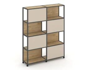 Стеллаж 5 уровней 2 секции VR.LT-STK-516.10 1970x400x2000 Шелф Мобайл / Shelf Mobile images