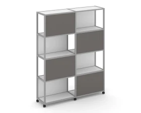 Стеллаж 5 уровней 2 секции VR.LT-STK-516.10 1970x400x2000 Шелф Мобайл / Shelf Mobile images