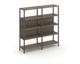 Двухсекционный стеллаж четырехярусный 1590х400х1613 Shelf System images