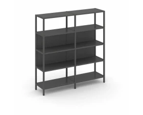 Двухсекционный стеллаж четырехярусный 1590х400х1613 Shelf System images
