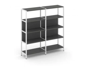 Двухсекционный стеллаж четырехярусный 1590х400х1613 Shelf System images