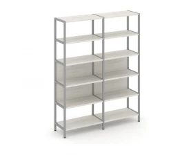 Двухсекционный стеллаж пятиярусный 1590х400х1980 Shelf System images