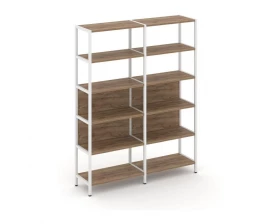 Двухсекционный стеллаж пятиярусный 1590х400х1980 Shelf System images