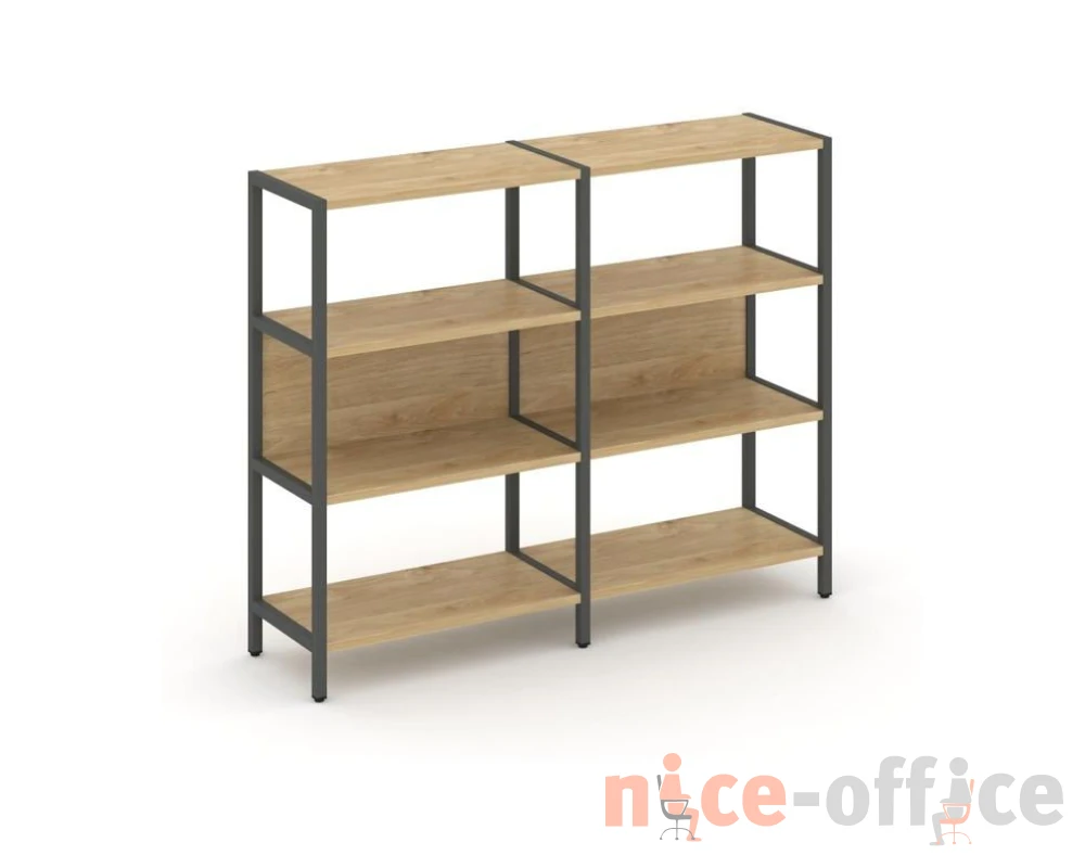 Двухсекционный стеллаж трехярусный Шелф Систем / Shelf System