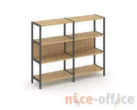 Двухсекционный стеллаж трехярусный Шелф Систем / Shelf System images
