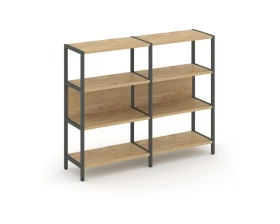 Двухсекционный стеллаж трехярусный Shelf System images
