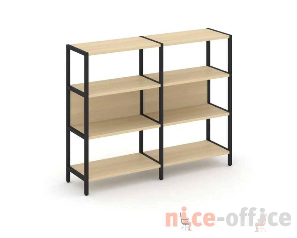 Двухсекционный стеллаж трехярусный Шелф Систем / Shelf System