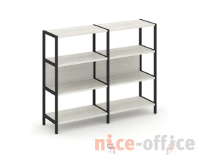 Двухсекционный стеллаж трехярусный Шелф Систем / Shelf System images
