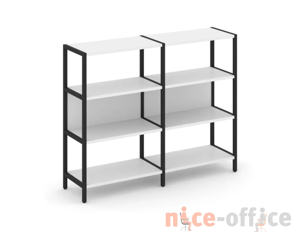 Двухсекционный стеллаж трехярусный Шелф Систем / Shelf System