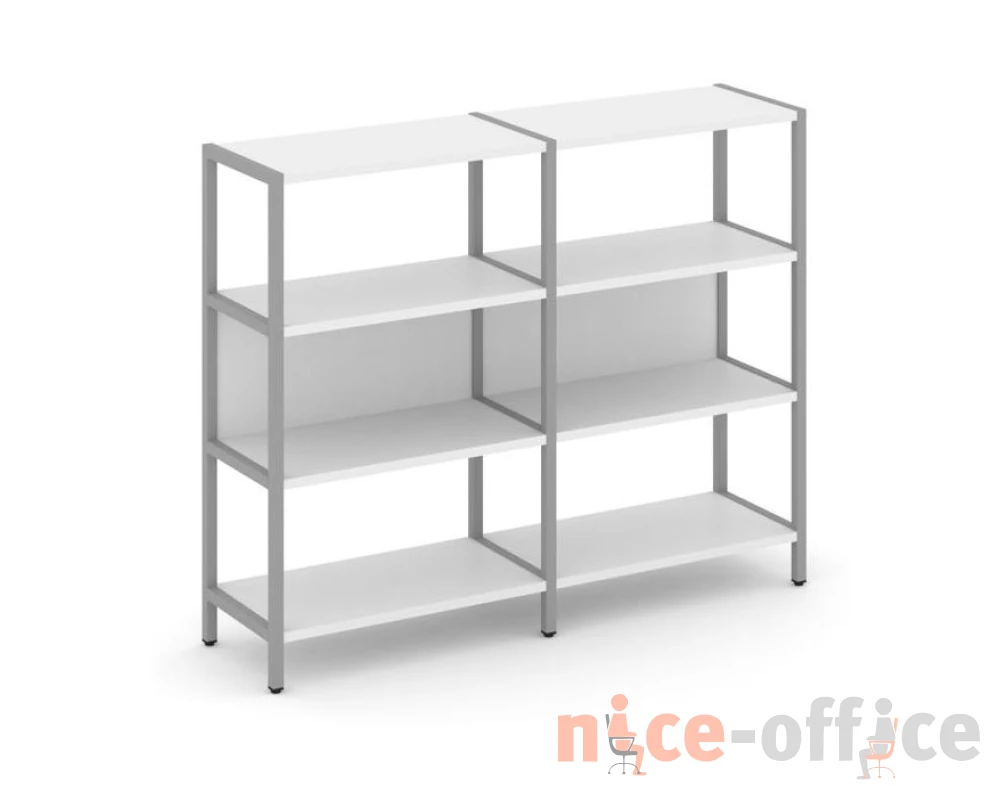 Двухсекционный стеллаж трехярусный Шелф Систем / Shelf System