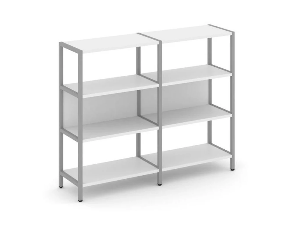 Двухсекционный стеллаж трехярусный Shelf System