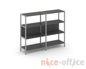 Двухсекционный стеллаж трехярусный Шелф Систем / Shelf System images