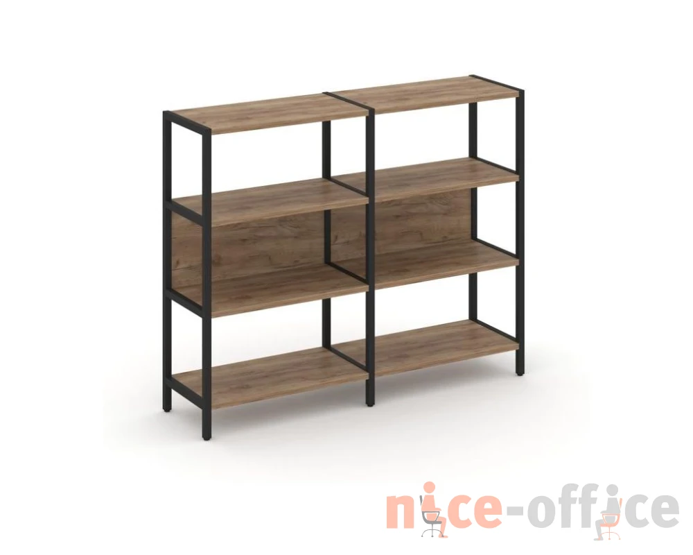 Двухсекционный стеллаж трехярусный Шелф Систем / Shelf System
