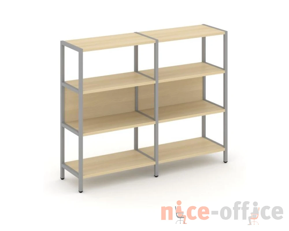 Двухсекционный стеллаж трехярусный Шелф Систем / Shelf System
